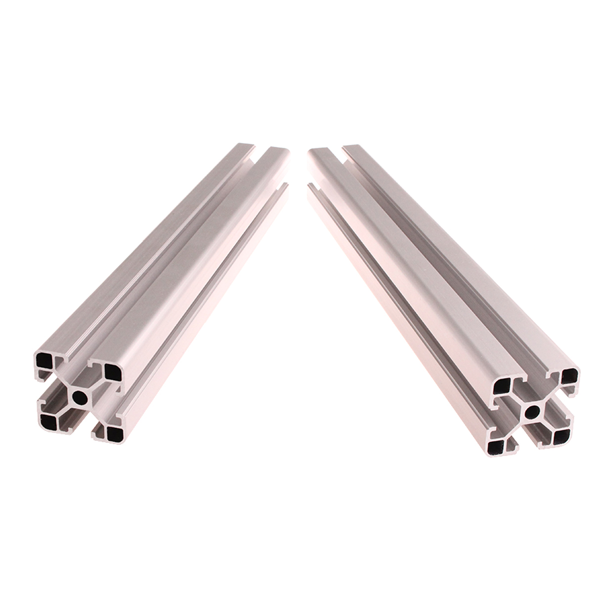 2PCS 4040 Aluminum Profile Extrusion 100mm - 1000mm European Standard Linear Rail Aluminum Profile 4040 Extrusion CNC 3D Printer