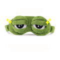 Super Cute Frog Sleep Eye Mask Creative Travel 3D Eye Sleep Soft Padded Shade Cover Rest Relax Blindfold Fun Eye Mask Valance