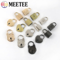 Meetee 2/5pc Bags Metal Lock Buckles Spring Clasp Easy Open No Key Luggage Purse Hardware Padlock Closure Parts Decor Accessory