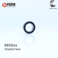 3802-2RS Bearing 15*24*7 mm ( 1 Pc ) 3802 2RS Double Row Sealed 3802 RS Angular Contact Ball Bearings