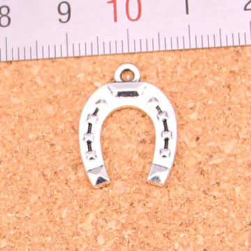 26pcs Horseshoe Lucky Charms Metal Alloy DIY Necklace Pendant Making Findings Handmade Jewelry 21*16mm