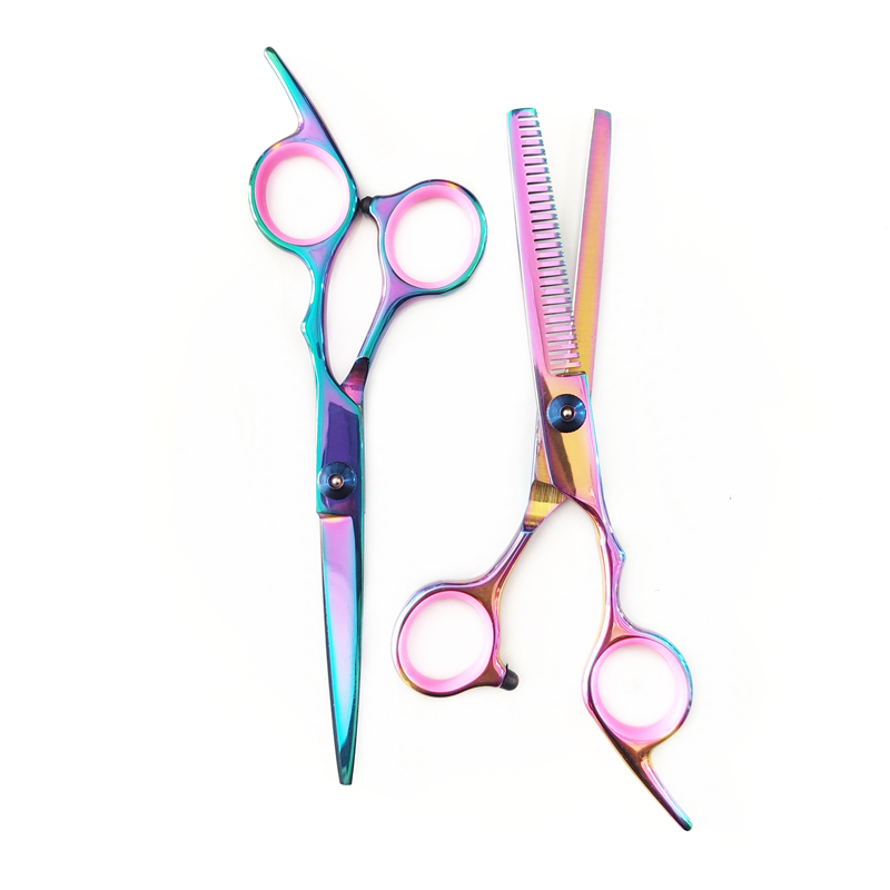 Hair scissors for Pet Professional Hairdressing Scissors Pet Scissors Cutting Thinning Set for dog grooming Beauty Tools