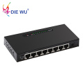 8 Port Gigabit Ethernet Network Switch 10/100/1000Mpbs HUB Desktop LAN Switcher Adapter Metal case