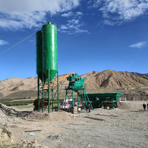 Stationary Fully Automatic 75cbm/h Concrete Batching Plant
