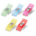 50PCS DIY Patchwork Plastic Clothing Clips Holder For Fabric Quilting Craft Sewing Knitting Garment Clips