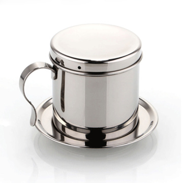 Stainless Steel Vietnam Coffee Pour Over Dripper Maker Filter Single Cup Brewer Press Percolator Home Outdoor Use 0036
