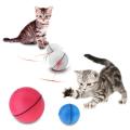 Funny Cat Dog LED Laser Red Light Electronic Rolling Ball Pet Kitten Puppy Interactive Toy IQ Training Exercise Product Tools