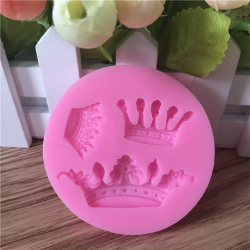 3D Silicone Crown Shaped Baking Mold Fondant Cake Tool Chocolate Candy Cookies Pastry Soap Moulds D040