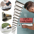 14PCS Perfect Caulking Finisher Caulk Silicone Nozzle Applicator Sealant Finishing Kits Waterproof Glass Wall Repair Tools