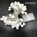 10 20 40 80 LEDs Fairy Garland LED Ball String Lights Battery Powered for Christmas Tree Wedding Home Holiday Indoor Decoration