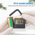 168Max Digital Lithium Battery Tester Battery Capacity Diagnostic Tool LCD Display Check AAA AA 6F22 9V CR2032 Button Battery