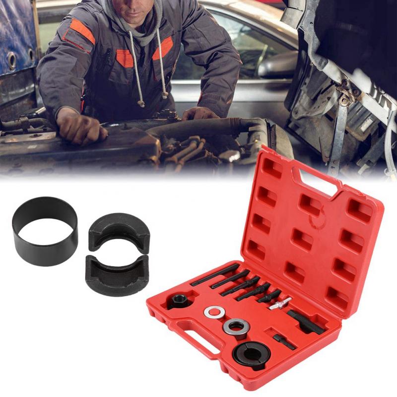 13 pcs Car Power Steering Alternator Pump Pulley Puller Remover Disassembly Installer Tool High Strength Alloy Steel Car Tools