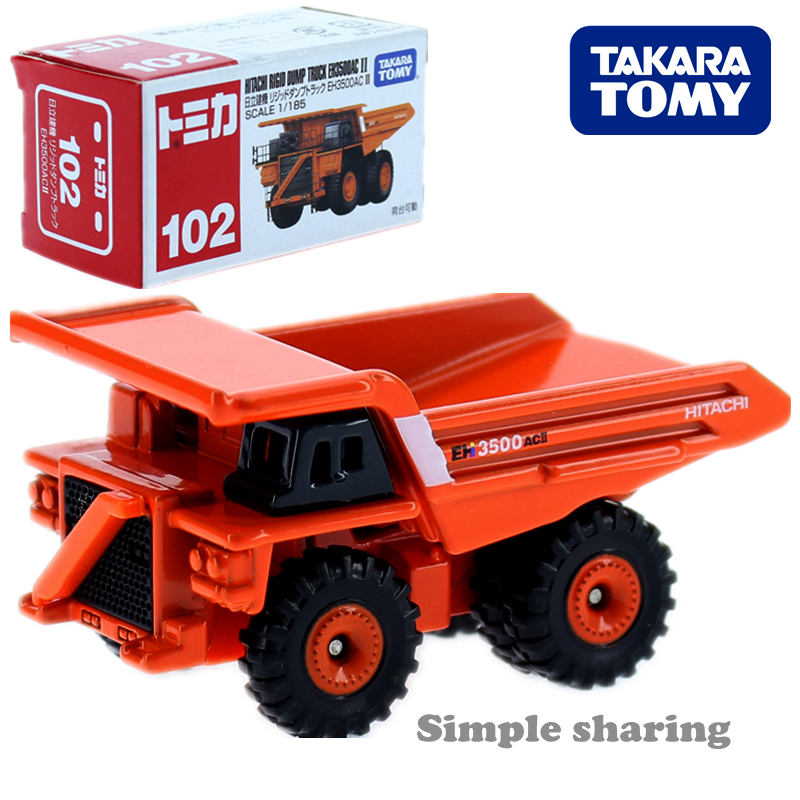 Takara Tomy Tomica Construction Vehicle Series Excavator Loader Crane Car Diecast Hot Model Kit Pop Funny Kids Toys