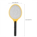 Hand Held Cordless Rechargeable Electric Fly Mosquito Swatter Bug Zapper Racket Insects Killer For Bedroom Outdoor