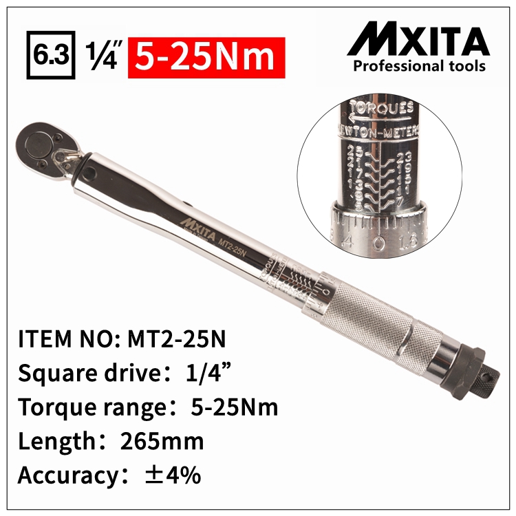 MXITA Adjustable Torque Wrench 1-6N 2-24N 5-25N 5-60N 20-110N 10-150N 28-210N Hand Spanner Wrench Tool car Bicycle repair tools