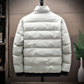 Winter New Men Solid Color Parkas Quality Brand Men's Stand Collar Warm Thick Jacket Male Fashion Casual Snow Parka Coat