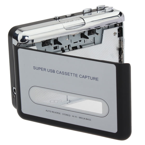 12V Classic USB Cassette Player Cassette to MP3 Converter Capture Audio Music Player Cassette Recorders Convert music 10W