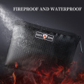 Fireproof Waterproof Document Bags Liquid Silicone Material Heat Insulation Fire and Water Resistant Safe Bag Zippered