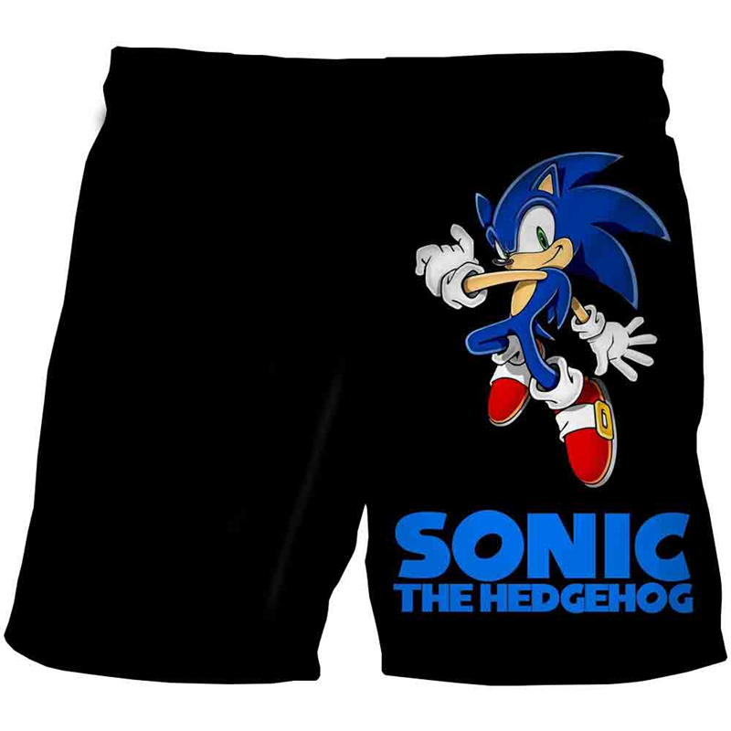 Cute 3D Cartoon Summer Boy Streetwear Shorts 3d Printed sonic the hedgehog Baby Boys Shorts Children Kids Pants Mario Shorts