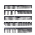 Professional Hair Cricket Comb Heat Resistant Medium Cutting Carbon Comb Salon Antistatic Barber Styling Brush Tool