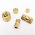 5/25pcs M2 M2.5 M3 M4 M5 M6 M8 M10 Solid Brass Copper Injection Molding Knurl Thread Insert Nut Nutsert Embedded Nut Double Pass