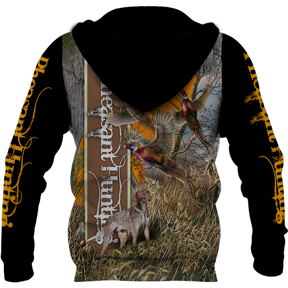 Pheasant Hunting 3D All Over Printed Hoodie Men Sweatshirt Unisex Streetwear Zip Pullover Casual Jacket Tracksuits KJ0235