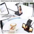 3 in 1 Wireless Charger Stand for iPhone 12 Mini 11 Pro XS Max XR X 8 15W Fast Qi Charging For Apple Watch 6 5 4 3 2 Airpods Pro