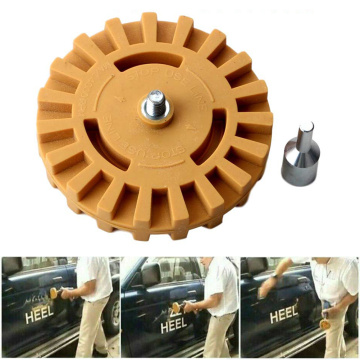 4-inch Eraser Tape Glue Removal Wheel Pinstripe Removing Household electric drill pneumatic drill rubber Tire Polishing Tool kit