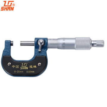 SHAN Outside Micrometer 0-25/25-50/50-75/75-100mm Carbide Alloy Vernier Caliper Micrometer For Thickness Measuring Tools