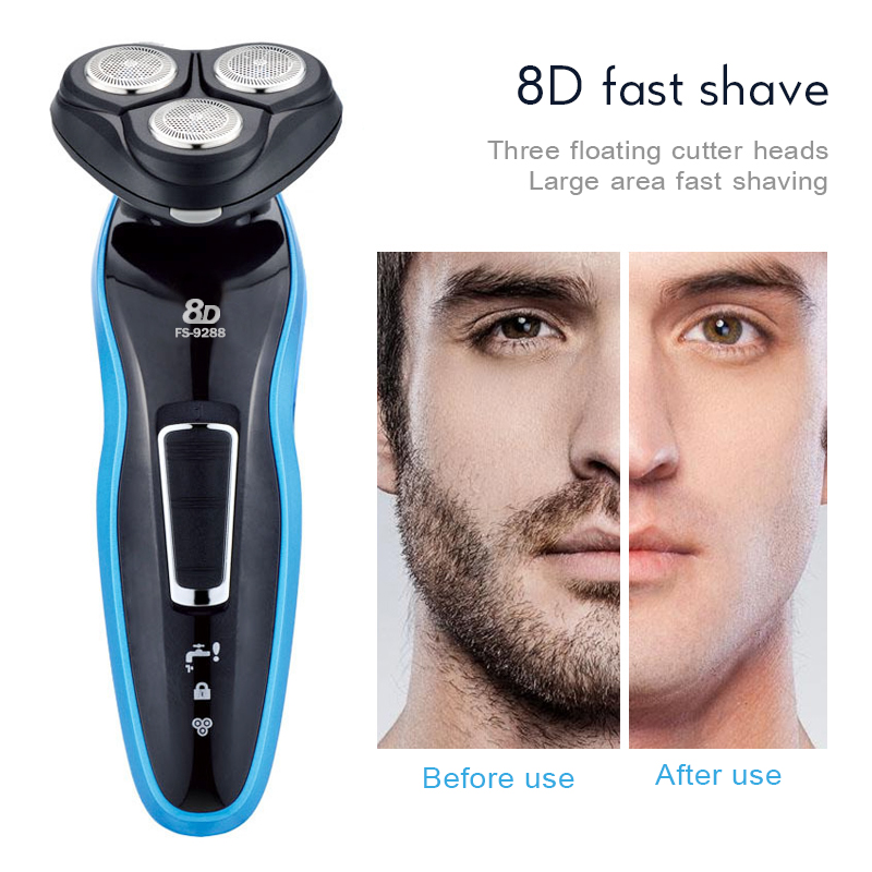 Electric Shaver 4D Men\'s Electric USB Rechargeable Professional for Men Adult Razor Cutter Shaving Beard Washable Face Care F40