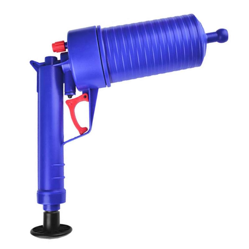 Air Power Drain Blaster gun High Pressure Powerful Manual Sink Plunger Opener cleaner pump Sewer dredger Desatascador