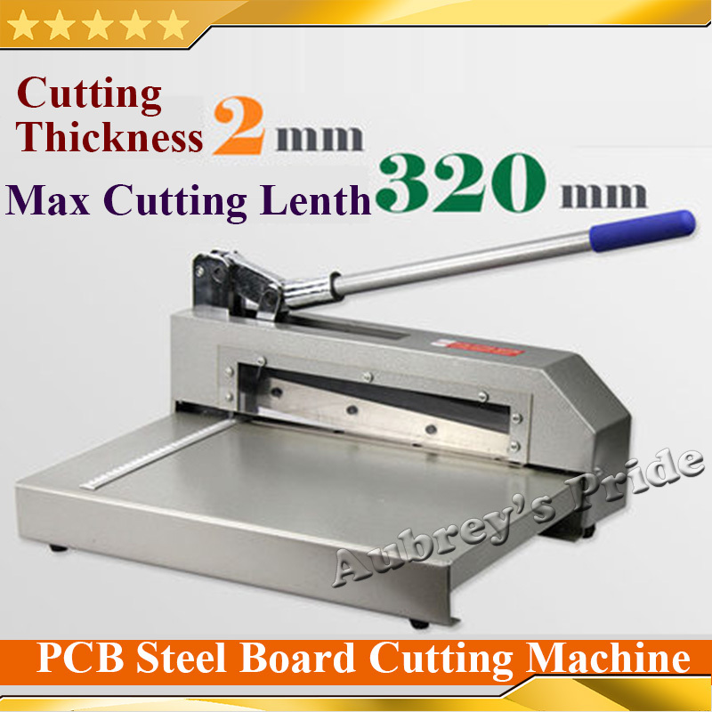 Heavy Duty 320MM Steel Paper Plate Circuit Board PCB Board Cutter Aluminum Iron Copper Cutting Machine Powerful Shear Knife