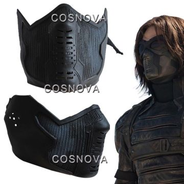 Cosplay Winter Soldier Mask James Buchanan Bucky Barnes Cosplay Latex Mask Halloween Party Mask Props