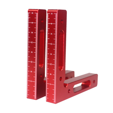 Aluminium Alloy 90 Degree Precise Clamping Square with Metric and Inch Positioning Right Angle Positioning Ruler Clamping Tools