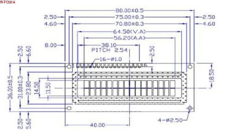 LCD1602 LCD monitor 1602 5V Blue Screen White Code Blacklight 16x2 Character LCD Display Module HD44780 1602A Wholesale