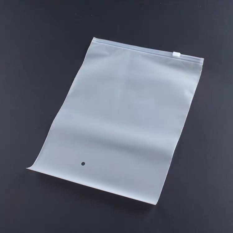 Factory Wholesale Promotional Frosted Matte Plastic Ziplock Bag for Clothes Shoes Packaging Custom Logo Waterproof Zipper Bags