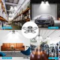 NICLUX Garage Lamp LED Garage Light 4 Leaf Workshop Lamp E27 Light Bulb For Garage Lighting Warehouse Factory Industrial Light