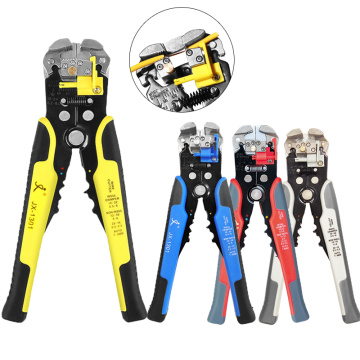 Wire Stripper Self-Adjusting 8.4 Inch Cable Cutter Crimper 3 in 1 Multi Pliers for Wire Stripping Cutting Crimping