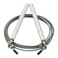 1PCS Sport Speed Jump Rope Ball Bearing Metal Handle Skipping Stainless Steel Cable Fitness Equipment