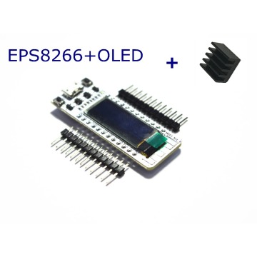 WIFI ESP8266 0.91 Inch Blue OLED Display WIFI Kit 32 IOT Development Board for Arduino with a heat sink
