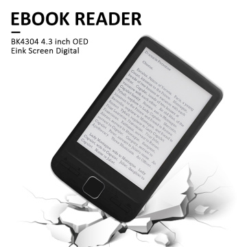 Delicate 4.3 inch E-Ink Ebook Reader 800x600 Ereader Electronic Paper Book with Front Light PU Cover Employee Benefits Gift