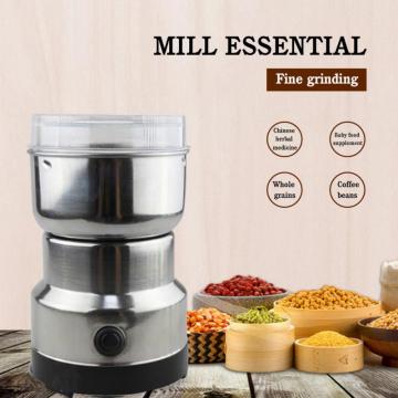 Stainless Steel Grinder Electric Coffee Grinder Mini Kitchen Salt Pepper Home Cocoa Bean Conical Burr Manual Coffee Grinder