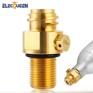 Soda Bottle Adapter,TR21-4 Brass Valve for Soda Cylinder M18*1.5 Thread Replacement Valve Co2 Cylinder Aerator Soda Water Making