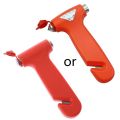 Car Emergency Safety Gear Break Window Glass Hammer Belt Rope Cutter Tool