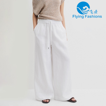 Elegant White Linen Trousers for Everyday Wear