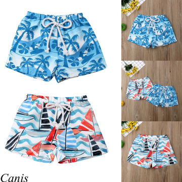 Newborn Baby Boy Clothes Elastic Waistband Short Pants Summer Hawaiian Beach Shorts