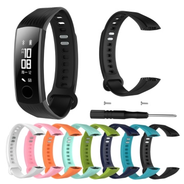 Sports Silicone Bracelet Strap Wristband For Huawei Honor 3 Smart Watch Band