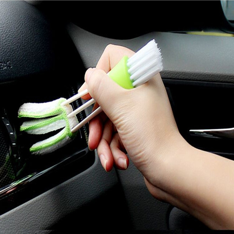 Car Air Conditioner Vent Slit Cleaner For Mitsubishi Eclipse 3 4 Galant 9 Lancer 10 GS44S Pistachio Santamo Space Accessories