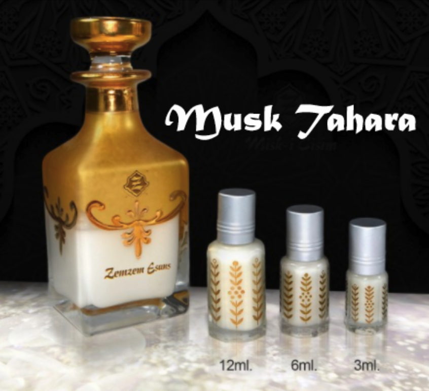 MUSK TAHARA WHITE Attar Amber Deer Musk Oud Concentrated Perfume Oil Strong Long Lasting Free Shipping from Turkey