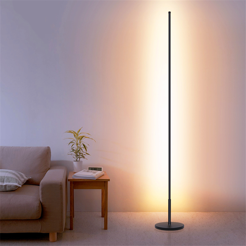 Nordic Minimalist LED Floor Lamps Living Room Led Black/White Standing Lamps Luminaria Standing Lamps Loft Decor Lampara Pie